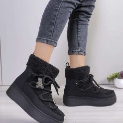 Buty Śniegowe damskie 1026-6427-UK180 (12par∕36-41) czarny