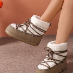 Buty Śniegowe damskie 1026-6445-NB699 (12par∕36-41) khaki