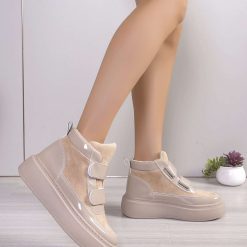 Botki damskie 1026-6470-BL557 (12par∕36-41) khaki