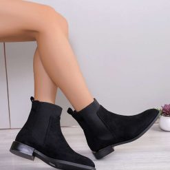 Botki na Obcasie damskie 1026-6494-QT94 (12par∕36-41) czarny