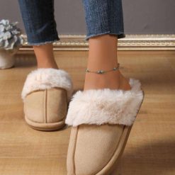 Kapcie damskie 1026-6518-BG182 (12par∕36-41) khaki