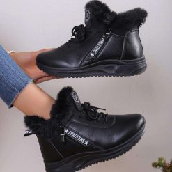 Buty Śniegowe damskie 1026-6545-NB707 (12par∕36-41) czarny