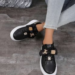 Buty Sportowe damskie 1026-6569-LA286 (12par∕36-41) czarny-złoty