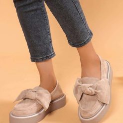 Mokasyny damskie 1026-6631-JH372 (12par∕36-41) khaki