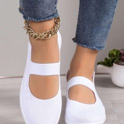 Buty Sportowe Wsuwane damskie 1026-6700-NB657 (12par∕36-41) biały