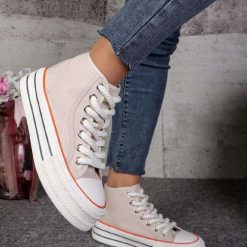 Trampki damskie 1026-6703-BL507 (12par∕36-41) beżowy