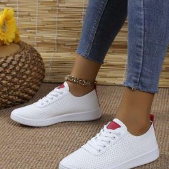 Buty Sportowe damskie 1026-6710-NB623 (12par∕36-41) czerwony