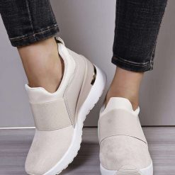 Buty Sportowe Rzepy damskie 1026-6726-NB687 (12par∕36-41) beżowy