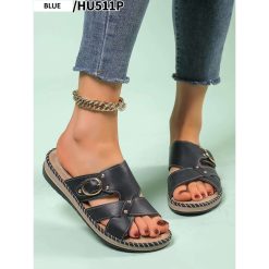 Klapki damskie 1026-6743-HU511P (12par∕36-41) niebieski