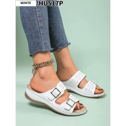 Klapki damskie 1026-6751-HU517P (12par∕36-41) biały