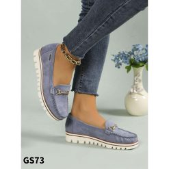 Mokasyny damskie 1026-6762-GS73 (12par∕36-41) niebieski