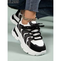 Buty Sportowe damskie 1026-6771-BL399 (12par∕36-41) czarny