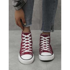 Trampki damskie 1026-6779-BL308 (12par∕36-41) bordowy