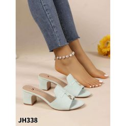 Klapki damskie 1026-6800-JH338 (12par∕36-41) zielony