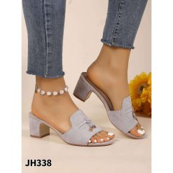 Klapki damskie 1026-6802-JH338 (12par∕36-41) szary