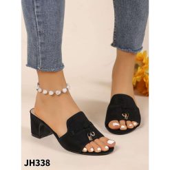 Klapki damskie 1026-6807-JH338 (12par∕36-41) czarny