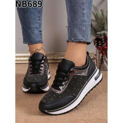 Buty Sportowe damskie 1026-6822-NB689 (12par∕36-41) czarny