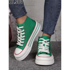 Trampki damskie 1026-6840-BL507 (12par∕36-41) zielony