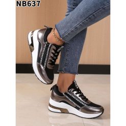 Buty Sportowe damskie 1026-6869-NB637 (12par∕36-41) czarny