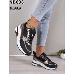 Buty Sportowe damskie 1026-6882-NB638 (12par∕36-41) czarny