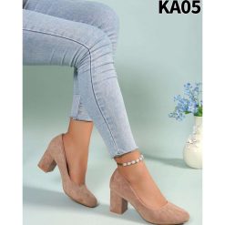 Czółenka damskie 1026-6894-KA05 (12par∕36-41) khaki