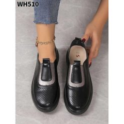 Buty Sportowe Wsuwane damskie 1026-6899-WH510 (12par∕36-41) czarny