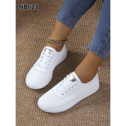 Buty Sportowe damskie 1026-6907-NB623 (12par∕36-41) srebrny