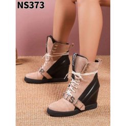 Trampki Na Koturnie damskie 1026-6926-NS373 (12par∕36-41) khaki