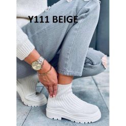 Buty Sportowe damskie 1026-6931-Y111 (12par∕36-41) beżowy