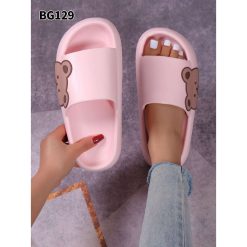 Klapki Basenowe damskie 1026-6981-BG129 (12par∕36-41) różowy