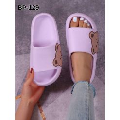 Klapki Basenowe damskie 1026-6989-BP-129 (12par∕36-41) fioletowy