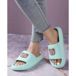 Klapki Basenowe damskie 1026-6998-BG130 (12par∕36-41) jasnozielony