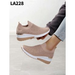 Buty Sportowe damskie 1026-7012-LA228 (12par∕36-41) cielisty