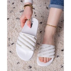 Klapki damskie Mix kolor 1026-7031-SD5137 (36par∕36-41) biały