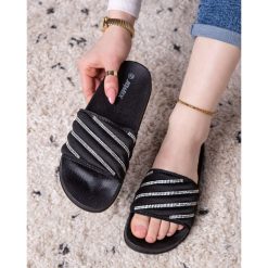 Klapki damskie Mix kolor 1026-7034-SD5137 (36par∕36-41) czarny