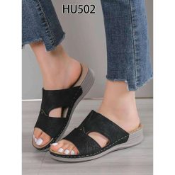 Klapki damskie 1026-7050-HU502 (12par∕36-41) czarny