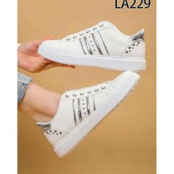 Buty Sportowe damskie 1026-7069-LA229 (12par∕36-41) srebrny
