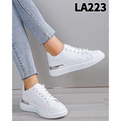 Buty Sportowe damskie 1026-7075-LA223 (12par∕36-41) biały