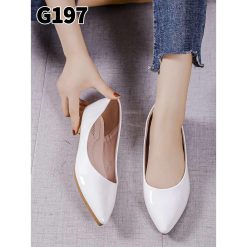 Baleriny damskie 1026-7087-G197 (12par∕36-41) biały