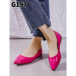 Baleriny damskie 1026-7092-G197 (12par∕36-41) fuksja